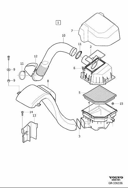 Volvo XC90 Six Point Socket Screw Air Cleaner And Throttle Housing