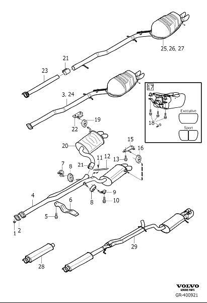 Volvo Xc90 Exhaust Diagram