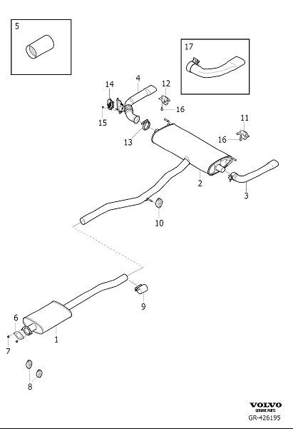 2017 Volvo XC90 Bracket - 31405442 | Volvo Parts Webstore, Oak Park IL