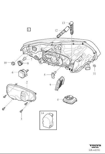 2022 Volvo Headlight Control Module. CONTROL UNIT - 31395909 | Volvo ...