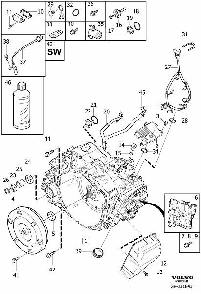 1161540 - Volvo Transmission oil. You must puchase 4 as this | Volvo ...