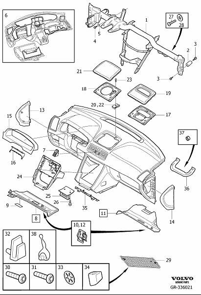 Volvo Xc90 Parts Diagram