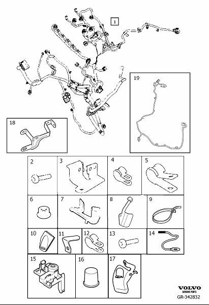 30761845 - Volvo Wiring harness | Volvo Parts Webstore, Oak Park IL