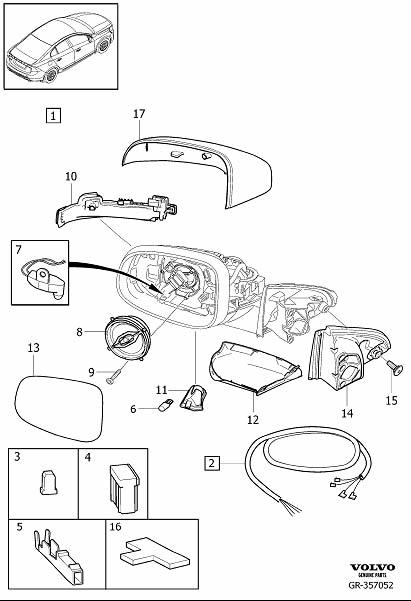 30799223 - Volvo Cover, right | Volvo Parts Webstore, Oak Park IL