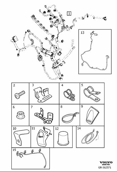 30761845 - Volvo Wiring harness | Volvo Parts Webstore, Oak Park IL