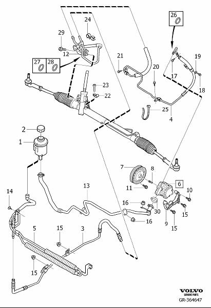 31202355 - Volvo Return hose | Volvo Parts Webstore, Oak Park IL