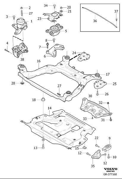 Volvo S70 Clip - 9165325 | Volvo Parts Webstore, Oak Park IL