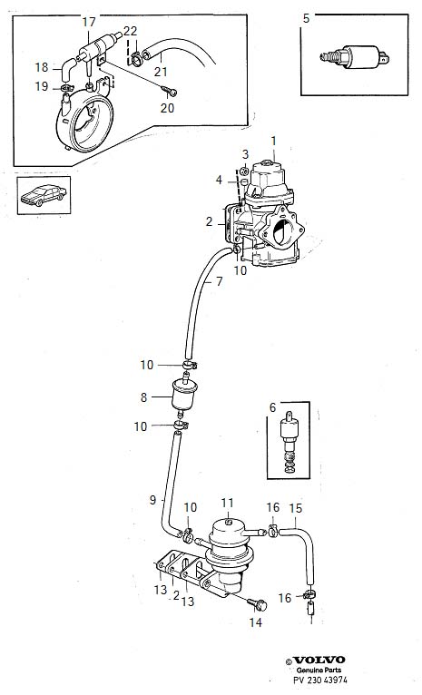 1998 Volvo S70 Fuel hose - 9179420 | Volvo Parts Webstore, Oak Park IL