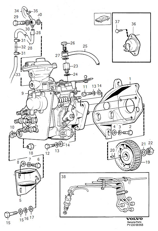 9135965 - Volvo Injection pump | Volvo Parts Webstore, Oak Park IL