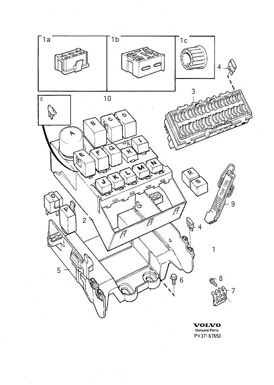 Volvo 940 Fuse kit - 270927 | Volvo Parts Webstore, Oak Park IL