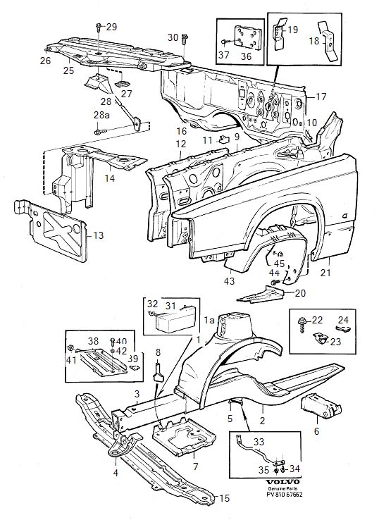 Volvo 760 Latch. Solution - 1334599 | Volvo Parts Webstore, Oak Park IL