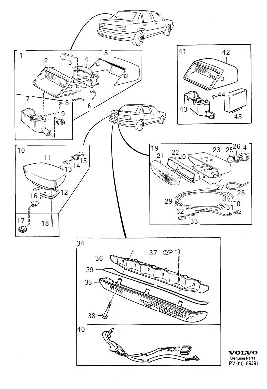 volvo V60 Cross Country Cable tie - 983750 | Volvo Parts Webstore, Oak ...